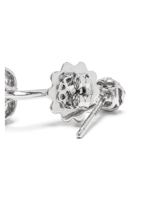 YEPREM White 18Kt Diamond Drop Earrings