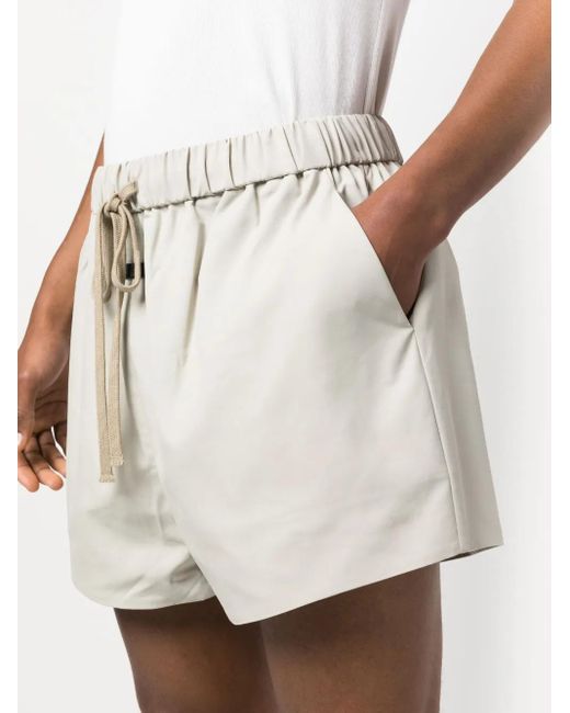 Fear Of God Natural Drawstring-Waist Short Shorts for men