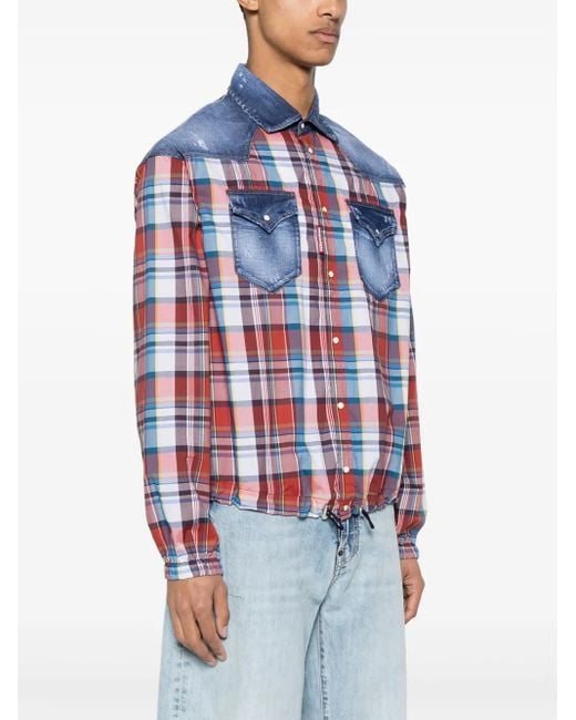 DSquared² Blue Shirts for men