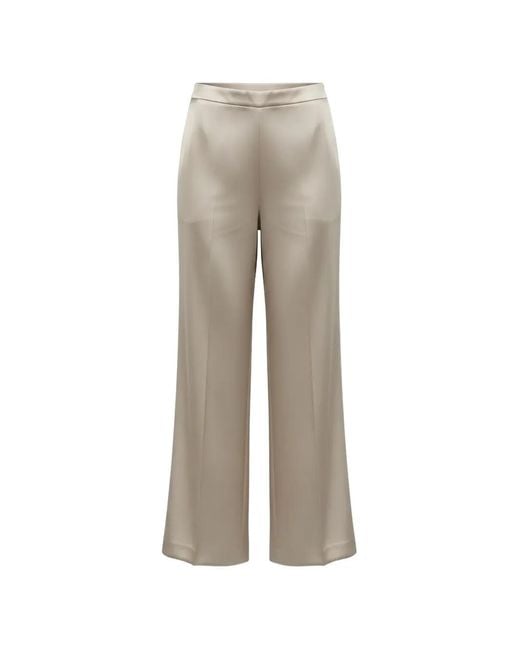 Ralph Lauren Natural Satin-Finish Trousers