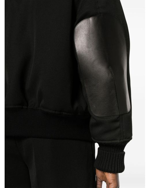 Veste bomber à design matelassé Jil Sander pour homme en coloris Black