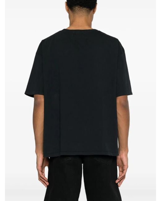 Rhude Black T-Shirts And Polos for men