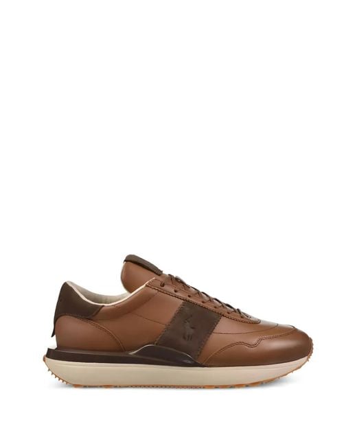 Polo Ralph Lauren Brown Train 89 Sneakers for men