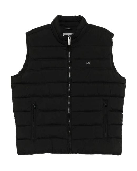 Michael Kors Black Glendale Quilted Vest for men