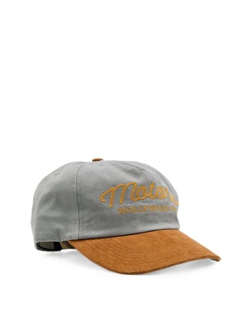 CHERRY LA Gray Embroidered Logo-Patch Baseball Cap for men