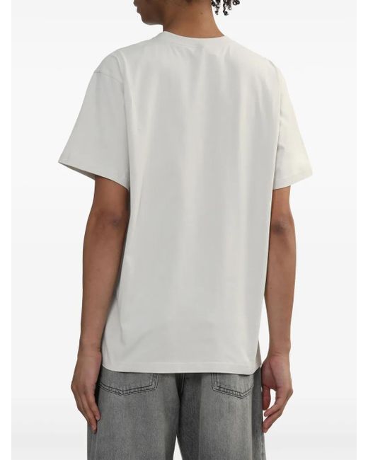 sunflower Gray Logo-Detail T-Shirt for men