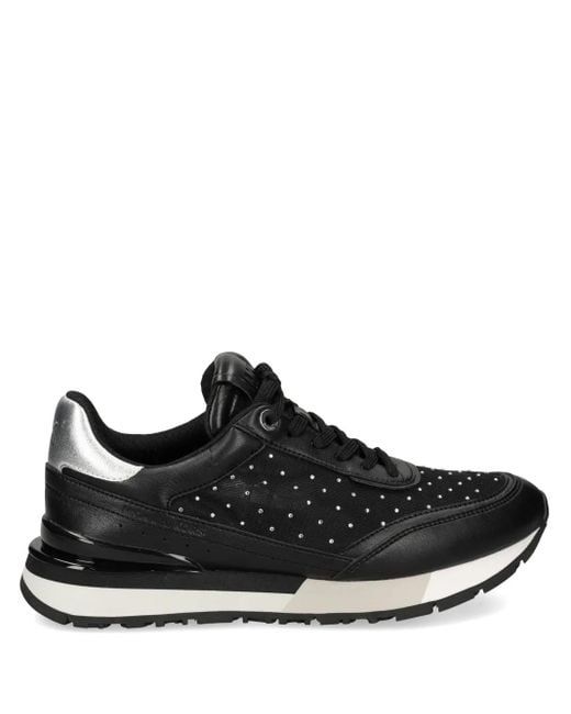 MICHAEL Michael Kors Black Nova Leather Sneakers