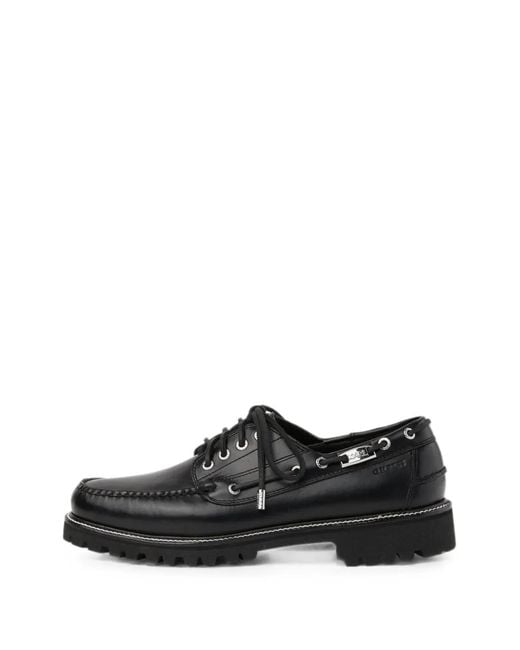 Karl Lagerfeld Black X G.H. Bass Boat Shoes for men