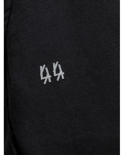 44 Label Group Blue Printed Track Shorts for men
