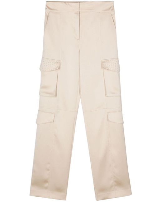 Pantalon à poches cargo Genny en coloris Natural