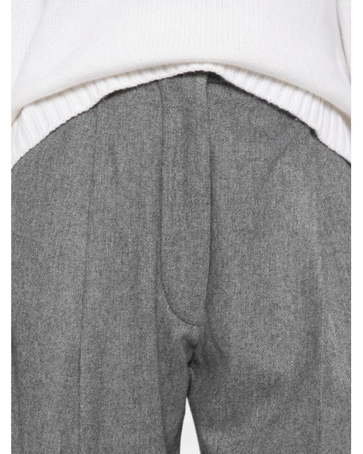 Thelatest Gray E-Billie Pleated Trousers