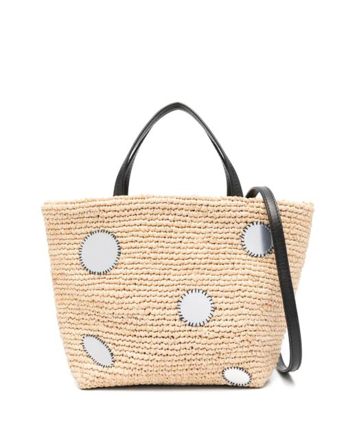 Sandro Mirror Bucket-Tas in het Natural