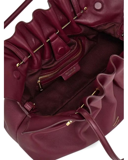 Ferragamo Purple Soft-Bag M