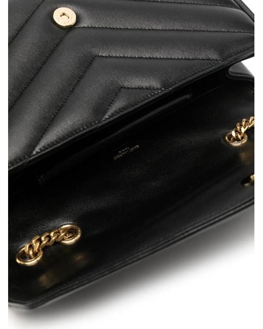 Saint Laurent Black Loulou Medium