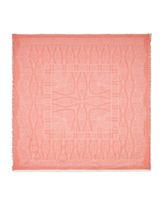 Sciarpa Con Stampa Paisley Jacquard di Etro in Pink
