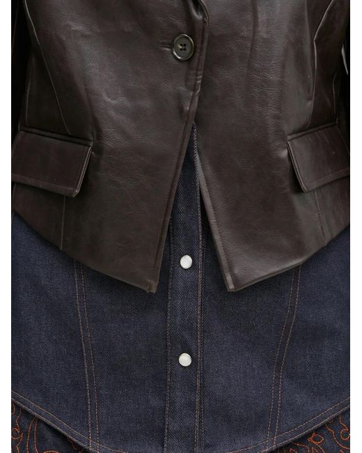 ANDERSSON BELL Black Cropped Jacket