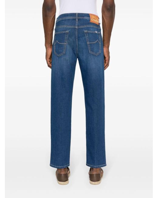 Jacob Cohen Scott Slim-fit Jeans in het Blue voor heren