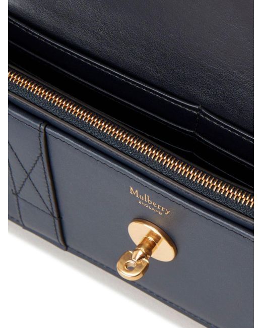 Mulberry East West Bayswater Clutch in het Blue