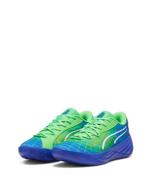 PUMA Blue All-Pro Nitro Marcus Smart Sneakers for men