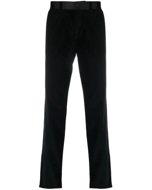 Philipp Plein Black Four-Pocket Tailored Trousers for men