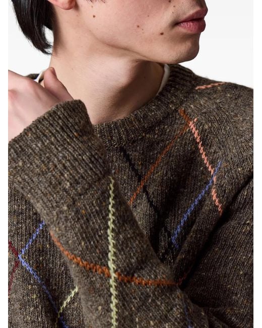 Paul Smith Pullover Mit Argyle-Muster in Brown für Herren