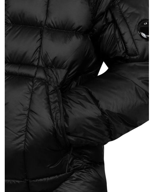 Chaqueta D.D. plumífero Shell con capucha C P Company de hombre de color Black
