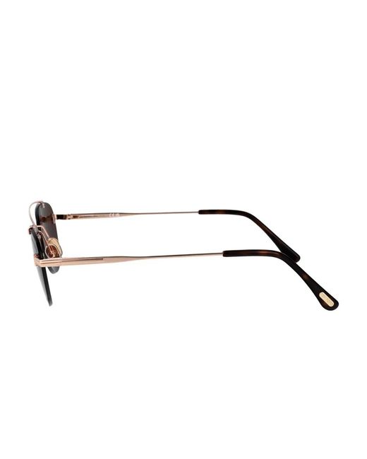 Tom Ford Brown Astor Sunglasses for men