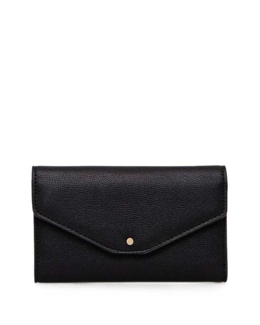 Geox Black Snap-Fastening Wallet