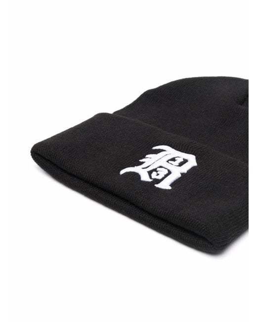 R13 Black Logo-Embroidered Hat
