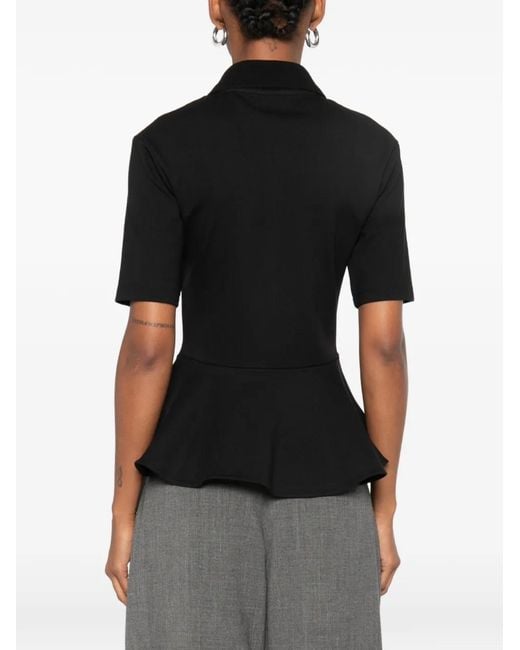 Sandro Polotop Met Ritssluiting in het Black