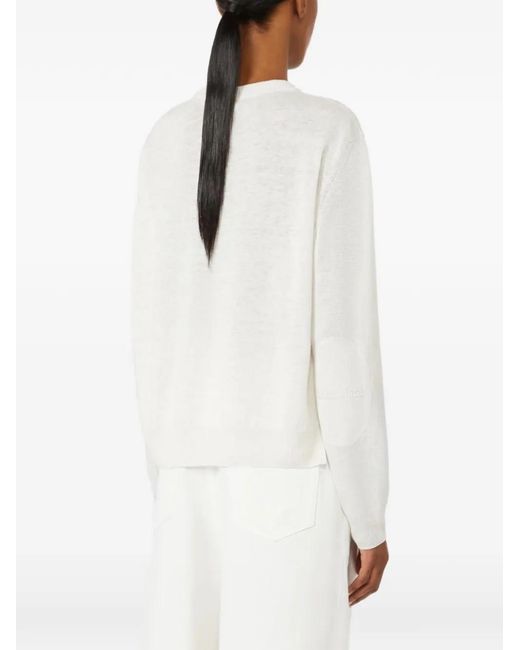 Jersey Con Coderas Max Mara de color White