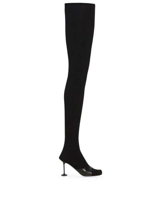 balenciaga sock thigh high boots