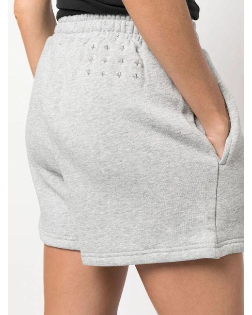 Ksubi Gray Relaxed-Fit Shorts