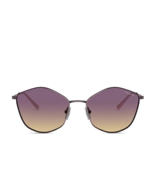 Vogue Eyewear Pink Round-Frame Sunglasses