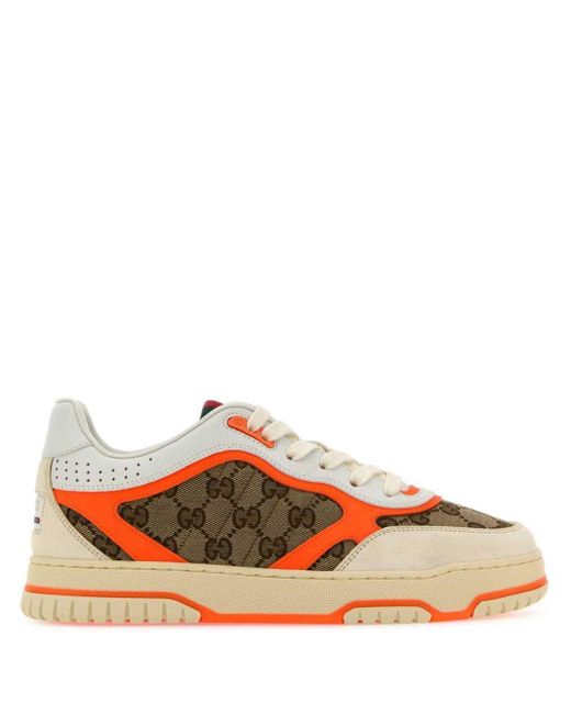 メンズ Gucci GGパターン スニーカー Orange
