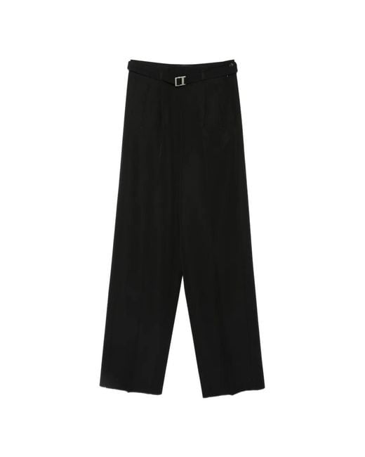 Pantalones Anchos Con Cinturón Seafarer de color Black