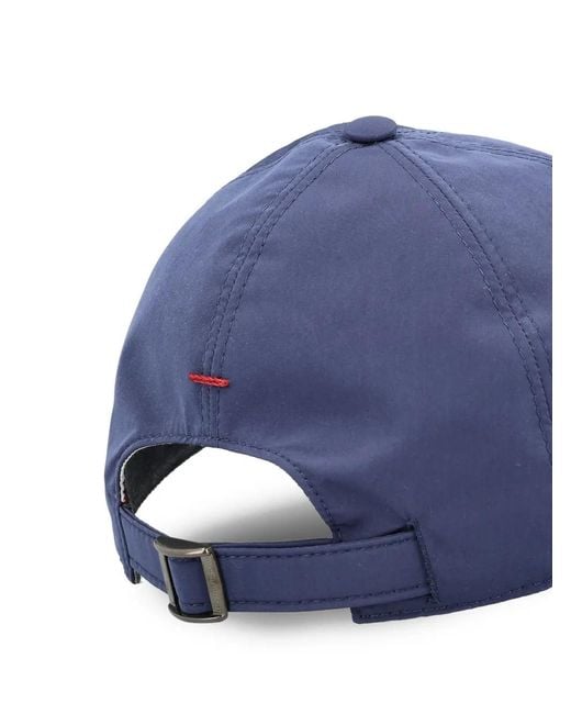 Brunello Cucinelli Baseballkappe Mit Logo-Patch in Blue für Herren