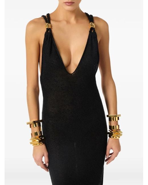 Elisabetta Franchi Black Dress