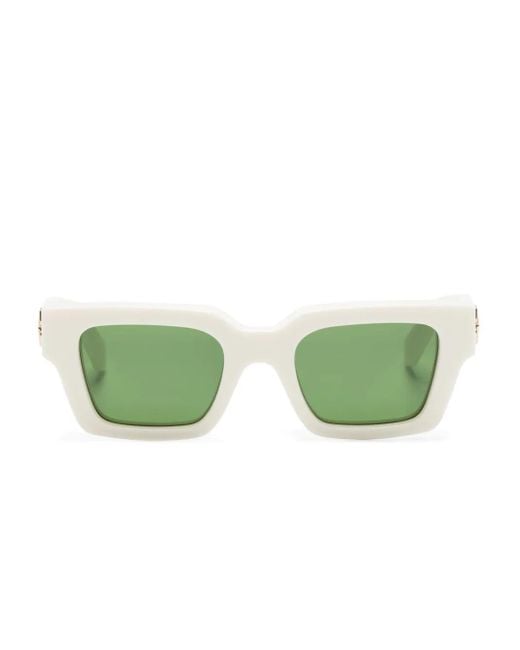 Off-White c/o Virgil Abloh Green Off- Arrows Motif Glasses