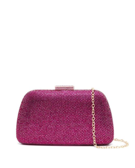 Serpui Purple Josephine Crystal-embellished Mini Bag