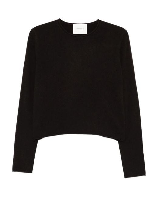 Lisa Yang Black Ida Crew-Neck Sweater