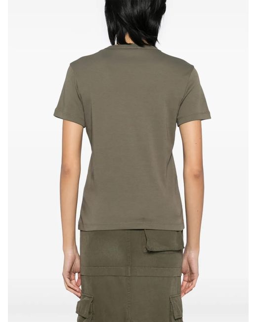 Helmut Lang Green T-Shirts And Polos