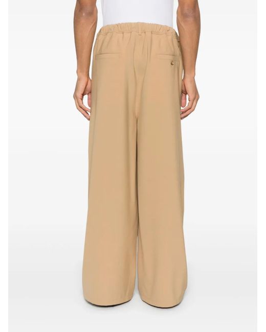 Marni Straight Broek in het Natural voor heren