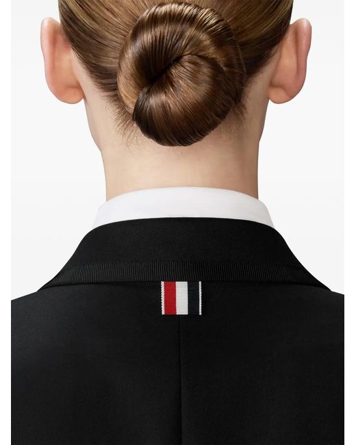 Thom Browne Black Grosgrain Twill Jacket