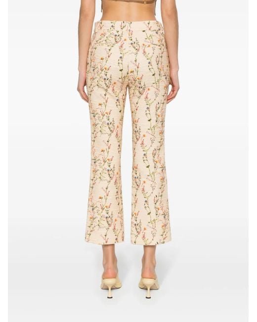LaDoubleJ Straight Broek in het Natural
