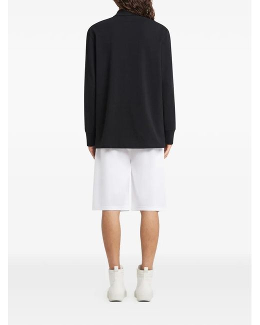 Courreges White Logo-Print Elasticated-Waistband Shorts for men