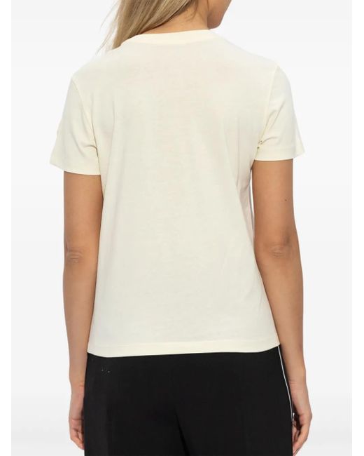 Moncler White T-Shirts And Polos