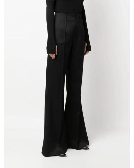 Fabiana Filippi Black High-Waist Flared Trousers