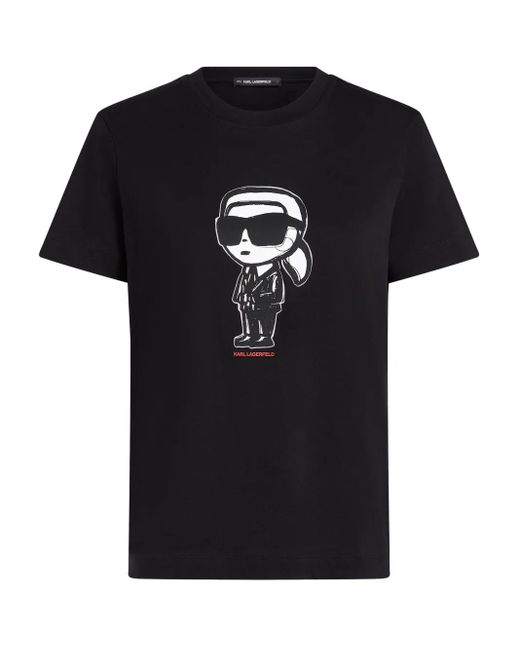 Karl Lagerfeld Black Ikon T-Shirt