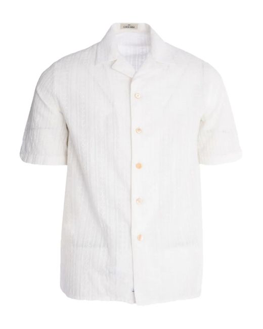 Alessandro Gherardi White Cotton Shirt for men